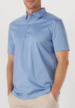 lichtblauwe valenza polo supima polo schiller collar s/s