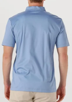 lichtblauwe valenza polo supima polo schiller collar s/s