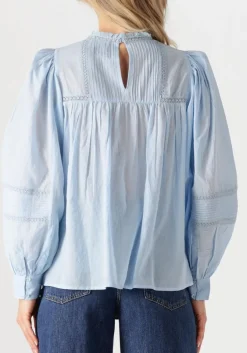 lichtblauwe vanessa bruno blouses calin