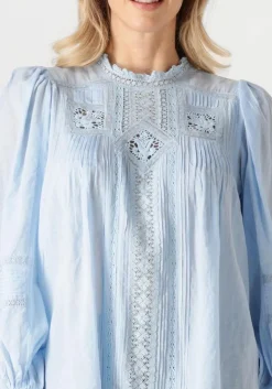 lichtblauwe vanessa bruno blouses calin