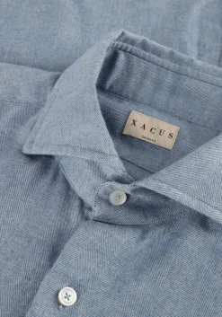 lichtblauwe xacus casual overhemd 91148 721ml
