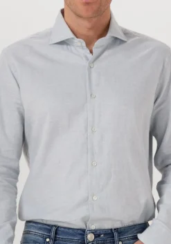 lichtblauwe xacus casual overhemd 91175 721ml