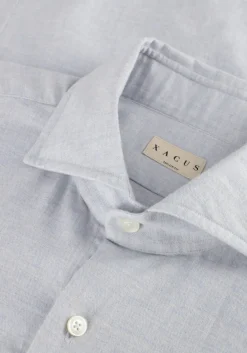 lichtblauwe xacus casual overhemd 91175 721ml