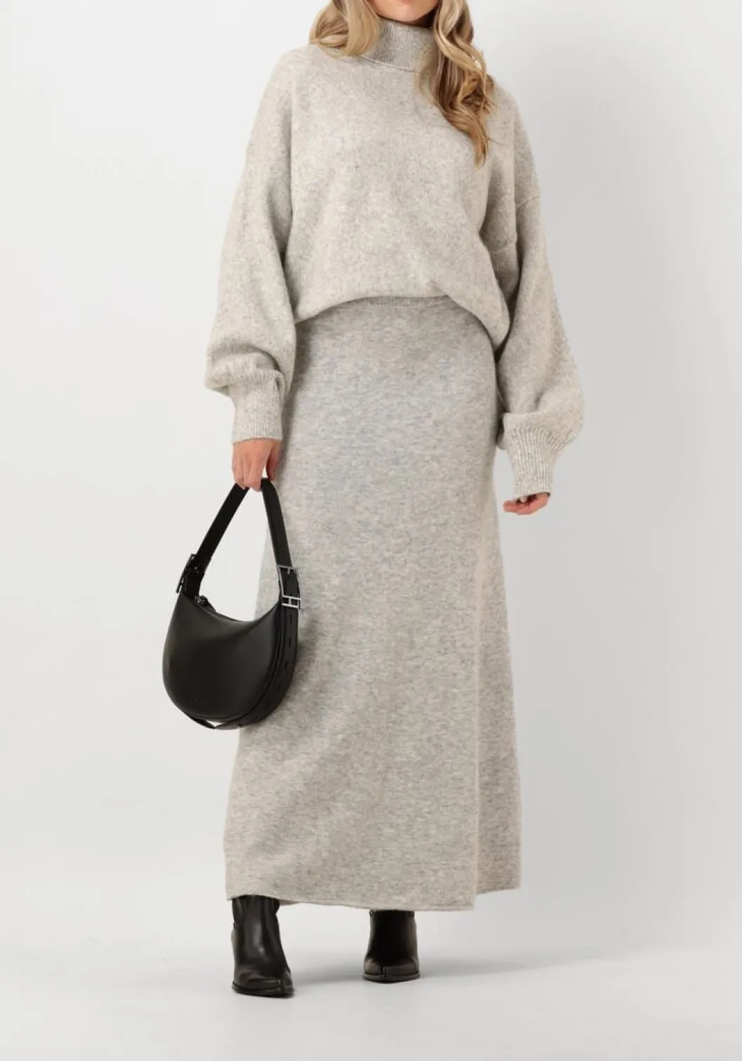 lichtgrijze aimee the label maxirok carlaa