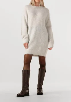 lichtgrijze american vintage midi jurk niby