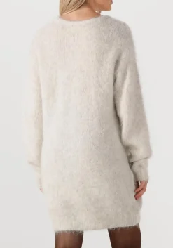 lichtgrijze american vintage midi jurk niby