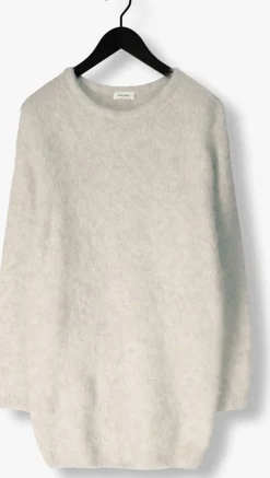 lichtgrijze american vintage midi jurk niby