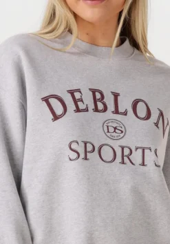 lichtgrijze deblon sports sweater lilou sweater