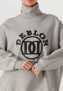 lichtgrijze deblon sports sweater tess sweater