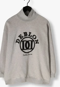 lichtgrijze deblon sports sweater tess sweater