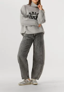 lichtgrijze deblon sports sweater tess sweater