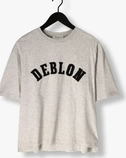 lichtgrijze deblon sports t-shirt lou t-shirt