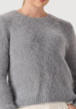 lichtgrijze des petits hauts trui chouky