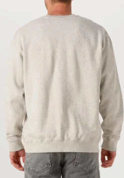 lichtgrijze forét sweater boat sweatshirt