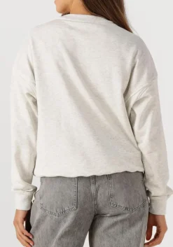 lichtgrijze haute l'amitié trui college curve sweat