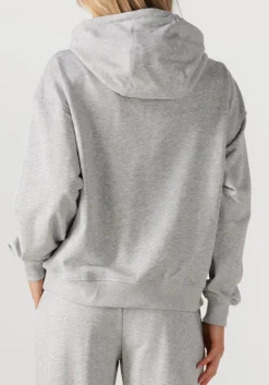 lichtgrijze haute l'amitié sweater mini curve hoodie sweat