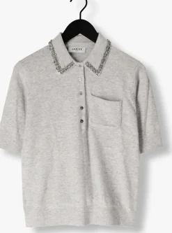 lichtgrijze janice sweater rebel