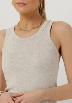 lichtgrijze knit-ted top ella