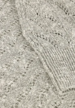 lichtgrijze mos mosh t-shirt mmkarin marisol ss linen knit