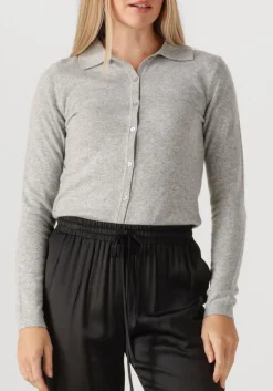 lichtgrijze resort finest vest polo short cardigan