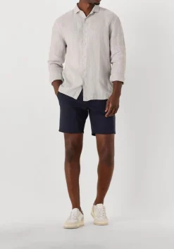 lichtgrijze the goodpeople casual overhemd soho