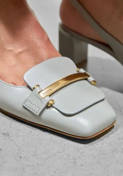 lichtgrijze tod's pumps barretta attacchi