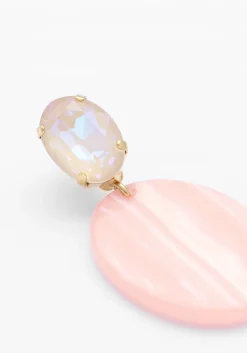 lichtroze lott. gioielli oorbellen closed oval s