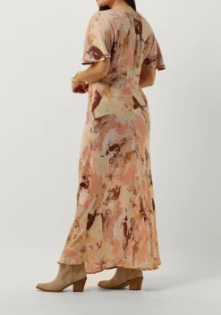 lichtroze second female maxi jurk calore dress