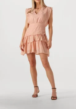 lichtroze suncoo mini jurk cyana