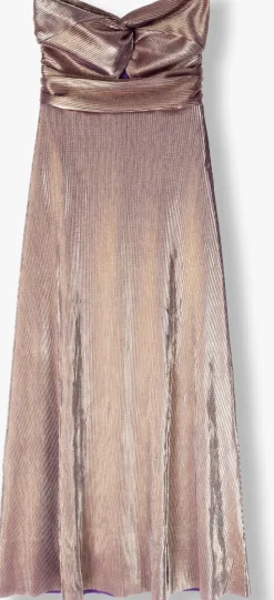 metallic ibana maxi jurk djuna