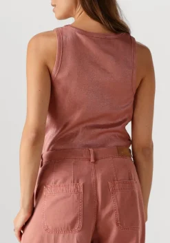 metallic summum top rib tanktop cotton rib