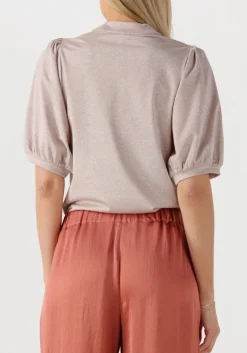 metallic summum top short sleeve top soft lurex jersey