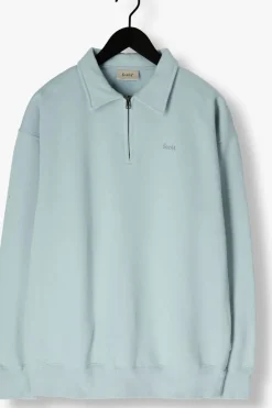 mint forét trui hook half zip