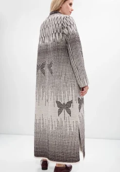 multi forte forte mantel jacquard libelle coat