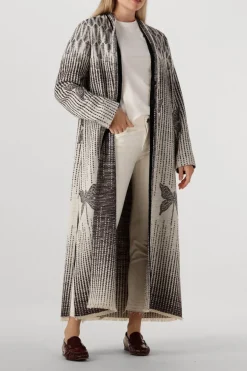 multi forte forte mantel jacquard libelle coat