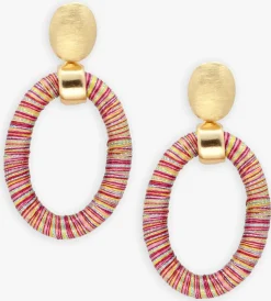 multi lott. gioielli sieraad si oval with bead threated s