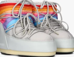 multi moon boot snowboots icon low rainbow