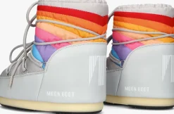multi moon boot snowboots icon low rainbow