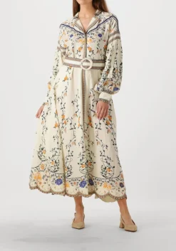 multi scarlett poppies maxi jurk flora danica long dress