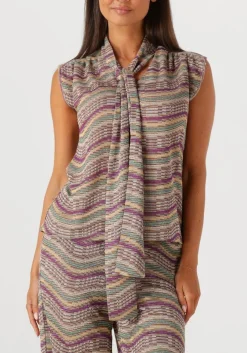 multi summum top top multicolour sparkly wave