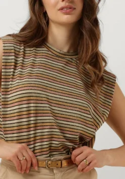 multi summum top top sleeveless multicolor lurex jersey