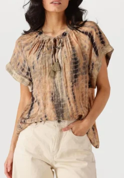 multi summum t-shirt top tie die print