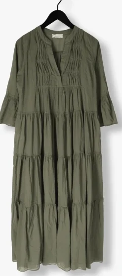 olijf devotion maxi jurk ocean