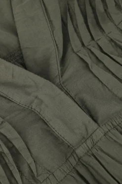 olijf devotion maxi jurk ocean