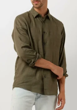 olijf drykorn casual overhemd ramis 126106