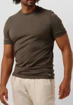 olijf drykorn t-shirt anton 520062