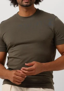 olijf drykorn t-shirt anton 520062