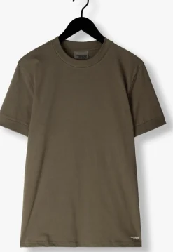 olijf drykorn t-shirt anton 520062