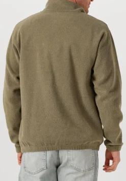 olijf forét trui elm half zip sweatshirt