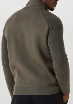 olijf genti trui turtle zip